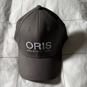 Oris Dark Gray Cap with Embroidered Logo